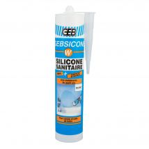 Mastic Silicone Gebsicone W Cartouche 310 Ml Blanc - Bricoman