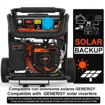 Groupe Électrogéne Automatique Genergy Moncayo Sol 4500w Avr(photovoltaïque,no Inverter)- Générateur Électrique Essence - Bricoman