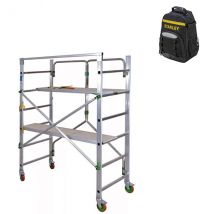 Echafaudage Domestique: Hauteur De Travail Max 2.87m + Sac À Dos De Chantier - Piego-sac - Bricoman