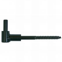 25 Gonds De Volet Bois D. 12 X 120 Mm - Clav. D. 16 Mm - Double Volet - Noir - Bricoman