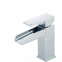 Luzz Mitigeur Lavabo Cascade Bas Chromé - Bricoman