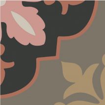 Carrelage Violet Day 15x15cm Effet Carreaux Ciment - Bricoman