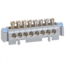 Bornier Nu Sur Support 1x6 À 25 + 12x1,5 À 16 Mm2 - Bricoman