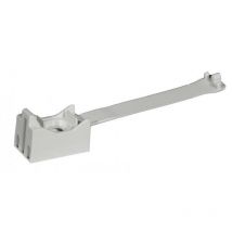 Collier Double Diamètre Click Avec Embase Pour Fixation De Tube Irl - Ø16 Et 20 Mm - Gris - Bricoman