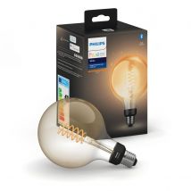 Ampoule Connectée Philips Hue White E27 9w Giant Filament Globe - Bricoman