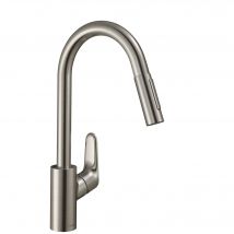 Hansgrohe Focus M41 Mitigeur De Cuisine 240, Avec Douchette Extractible 2 Jets 31815800 - Bricoman