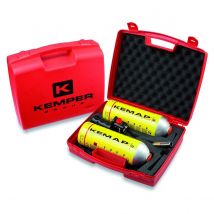 Kit Chalumeau À Gaz 2 Bouteilles Propane Kemap Pro 750ml 2400°c, Soudobrasage, Plomberie, Mallette De Transport Kemper - Bricoman
