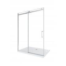 Porte De Douche De 8 Mm Pour Installation En Niche H.190 Avec Ouverture Coulissante Et Rèversible – 180 Cm - Bricoman