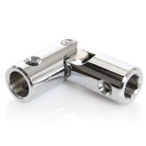 Cardan Pour Volet Roulant Zf - Sortie Hexagonale 10mm & Ronde 12 Mm Chromé - Tecnomat