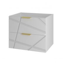 Meuble Sous-vasque 60cm Aurora Blanc - Bricoman