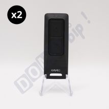 Lot De 2 Télécommandes Faac Xt2 433/868 Fds - Réf 787017 – 2 Canaux, Aes-128, 433 Et 868 Mhz + 1 Porte-clés Domobip Offert - Bricoman