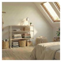 Portant Vêtements Kadra Sous Combles Étagères 100x85cm - Bricoman