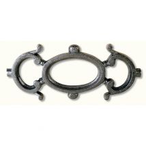 Frise En Fonte Pour Appui De Fenêtre Ou Garde-corps - Hauteur 125mm Largeur 275mm - Double Face - À Souder - Bricoman