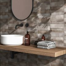 Carrelage Hackney Terracotta 6,9x24 Cm Effet Zellige - Bricoman