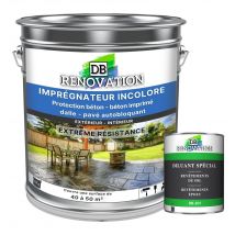Vernis Sol Béton Incolore - 5kg (40 À 50m²) Db Renovation - Protection Hydrofuge Terrasse, Garage - Bricoman