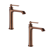 Lot De 2 Robinets Lavabo Haut Paini Lady's 180 Auburn - Tecnomat