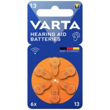 Varta Pile Bouton Za 13 1.4 V 6 Pc(s) Zinc-air Hearing Aid Pr48 - Bricoman