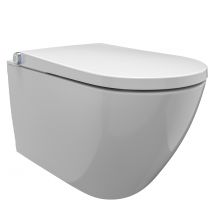 Bernstein - Toilettes Japonais Céramique, Wc Japonais Lavant Avec Led - 59,3x38,4x38cm - Basic 1102 - Bricoman