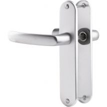 Poignée De Porte Intérieure - Budget - Vachette - Gris Argent - Bec De Cane - 165 Mm - Bricoman