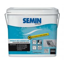 Semin - Enduit De Lissage Pour Finition Des Murs - Intérieur - Seau De 10 Kg - Bricoman