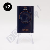 Lot De 2 Télécommandes Faac Xt2 433 Sl - Réf 787014 – 2 Canaux, 433.92 Mhz + 1 Porte-clés Domobip Offert - Bricoman