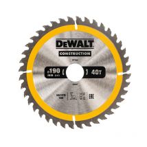Lame De Scie Circulaire Portative Dewalt Carbure Construction - - Bricoman