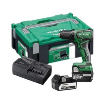 Perceuse Visseuse 18v Li-ion (2x5,0 Ah) Dans Coffret Hit Case - Hikoki Ds18ddwpz - Bricoman
