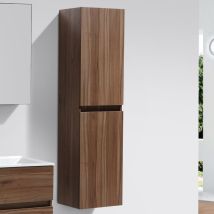 Grande Armoire De Rangement Siena Hauteur 150 Cm Noyer 40 Cm - Tecnomat