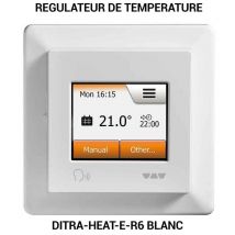 Régulateur De Température (thermostat) Ditra Heat E R6 Schluter - Bw - Blanc - Bricoman