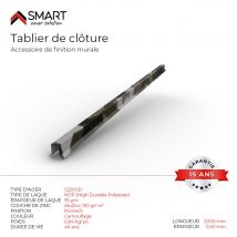 Tablier De Clôture - Bac Acier - Tôle De Couverture - Toiture - H12 Coloris Camouflage Printech L=2m - Bricoman