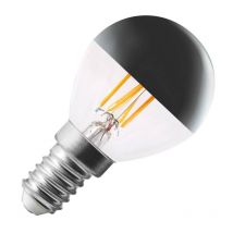 Ampoule Déco Led P45 Aric - E14 - 4w - 2500°k - 280lm - Dimmable - Argentée - Bricoman