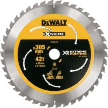 Dewalt Dt99574-qz Lame De Scie Circulaire Stationnaire Xr Runtime 305x30mm 42 Dents - Bricoman