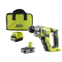Marteau Perforateur Ryobi 18v One+ - 1 Batterie Lithiumplus 2.5ah - 1 Chargeur Rapide R18sds-125s - Bricoman