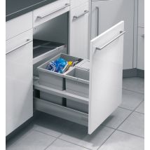 Poubelle De Cuisine Encastrable Pour Meuble Coulissant 30l Hailo Separato K 450 - Bricoman