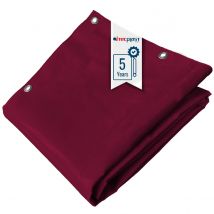 Bâche Toiture 4x6 M Rouge Bordeaux - Garantie 5 Ans Tecplast - Lp506to - Bâche D'Étanchéité En Pvc Pour Couvreur Et Charpentier - Bricoman