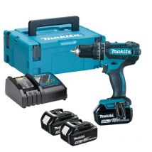 Perceuse À Percussion 18v Li-ion (3x5,0 Ah) Dans Makpac - Makita Dhp482rt3j - Bricoman