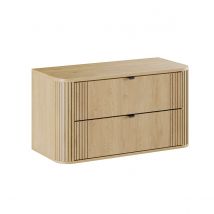 Meuble Sous-vasque 100cm Plan De Toilette Mila Bois - Bricoman