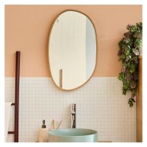 Miroir Galet Chêne Oaky 40x65 - Bricoman