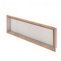 Niche Sans Carrelage Aluminium 30x120 Cm Design-niche Schluter - Tsbg - Alu Stucturée Gris Beige - Bricoman