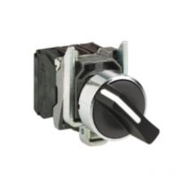 Bouton De Commande Harmony Xb4 - Tournant - 1f + 1o - Ø22 - Noir - Bricoman