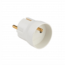 Adaptateur Entree France Sortie Allemagne 2p+t 10/16a Blanc - Bricoman