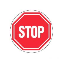 Panneau D'Interdiction Rond 300mm Stop Novap 4060712 - Bricoman