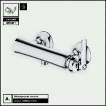 Mélangeur De Douche Avec Crochet Offert | Armance | Chrome - Bricoman
