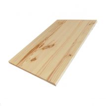 Tablette Pin Rustique Bois Massif, L.80 X L.40 Cm X Ep.22 Mm - Bricoman