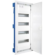 Coffret Modulaire Encastré Métal Blanc 4 Rangées - Solera - Tecnomat