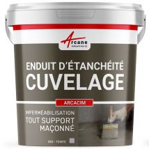 Enduit D'Étanchéité Hydrofuge Pour Support Maçonné - Arcacim - 5 Kg Gris - Arcane Industries - Bricoman