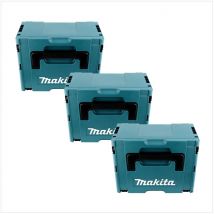 Makita Makpac 3 Set : 3x Coffrets - Bricoman