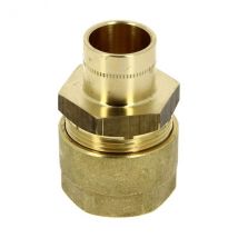 Raccord Gaz Naturel N.f. À Braser Cuivre Ø18 Tube Pe Ø20 - Bricoman