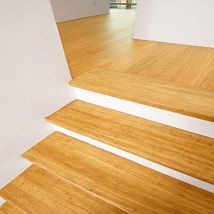 Parquet Massif Bambou Strong Verni Macadamia 142x12x1850mm - Bricoman