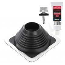Kit Sortie De Toiture Bac Acier Epdm Pour Conduit Ø121-254 Scell-it - Bricoman